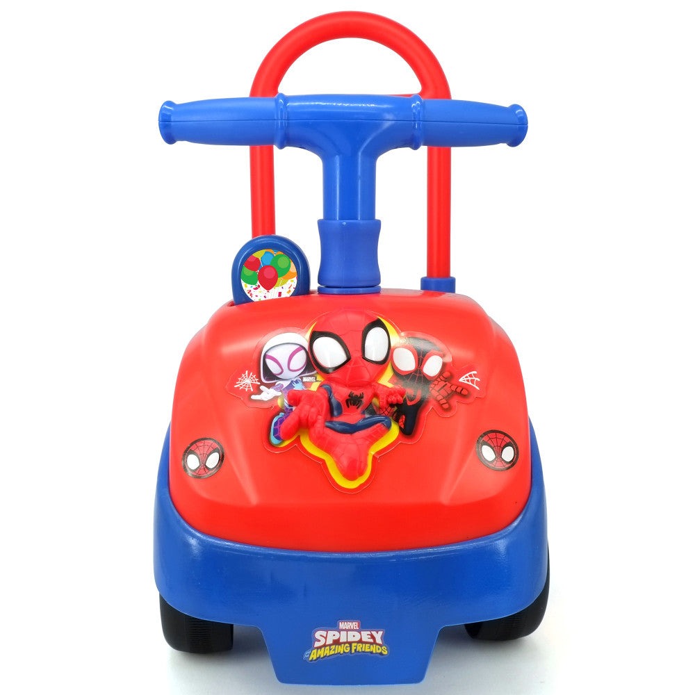 Flybar Spidey Adventure Foot-To-Floor Ride-On With Lights And Sounds