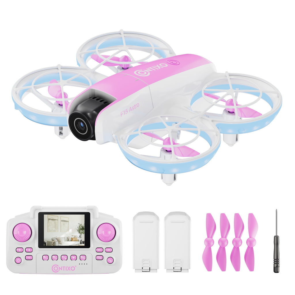 Contixo F15 Astro Mini Drone With 720P HD Camera And 2.4-Inch Screen Remote For Beginners
