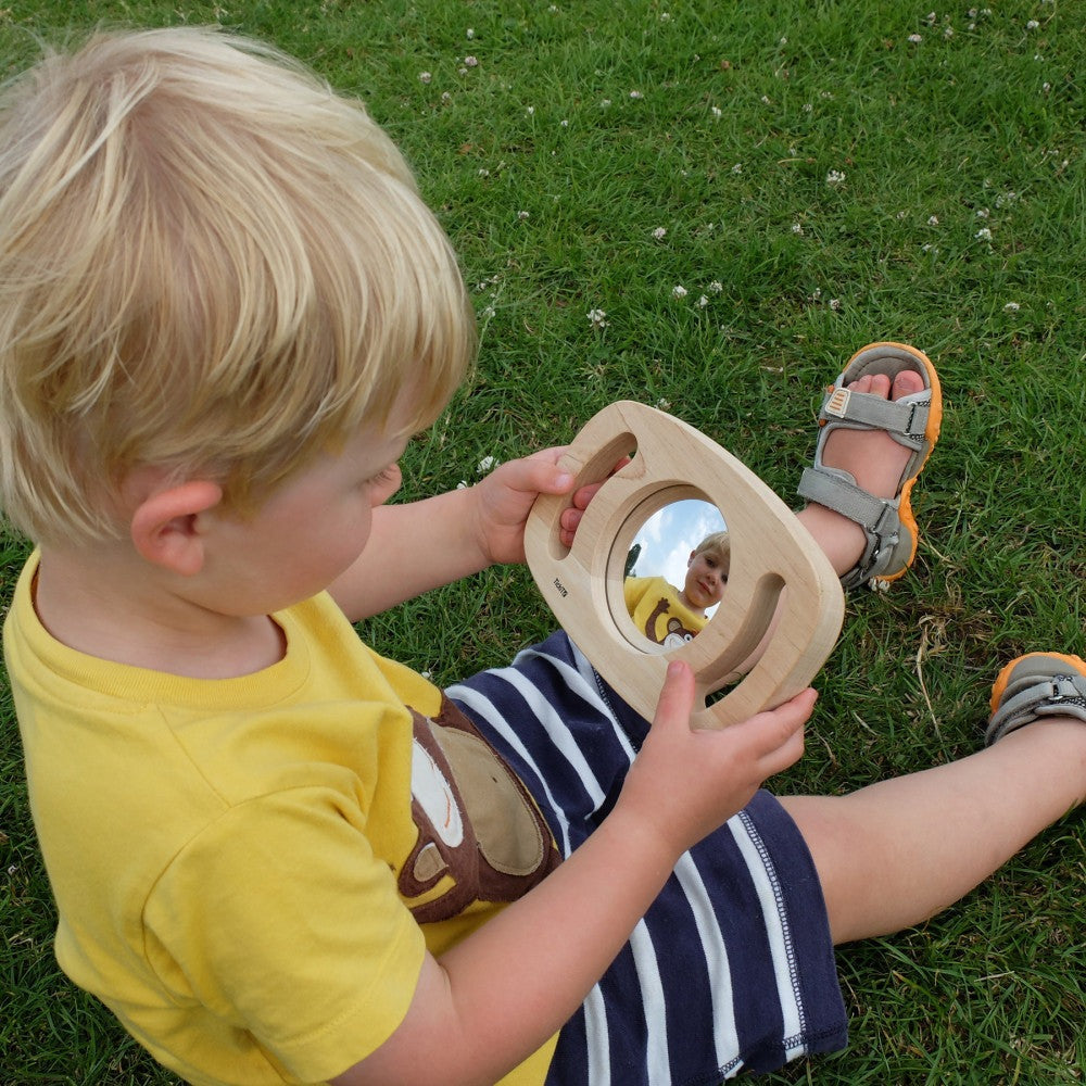 TickiT Easy Hold Plane Mirror - Interactive Self-Discovery Toy