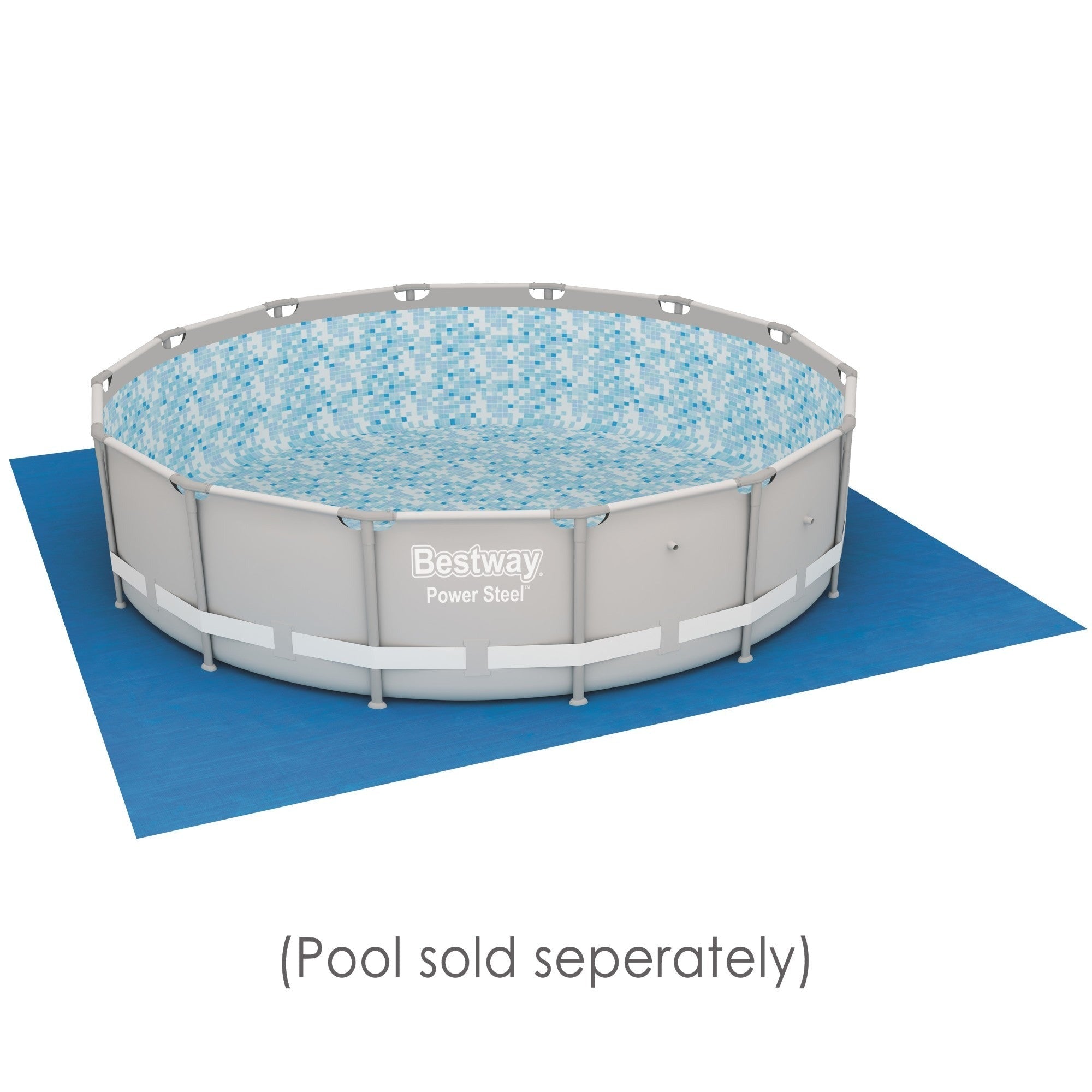 Flowclear Durable 16' x 16' Ground Cloth for Above Ground Pools