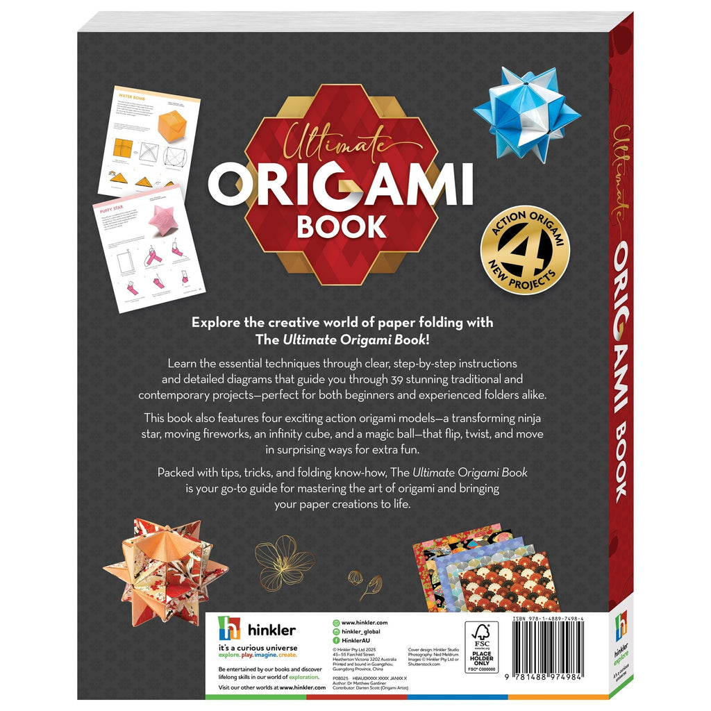 Hinkler Ultimate Origami Book With 115 Papers And 39 Projects