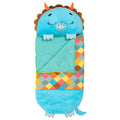 Happy Nappers Blue Triceratops Pillow & Sleepy Sack - 66 inch Large