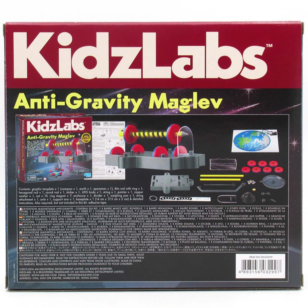 4M KidzLabs Anti-Gravity Magnetic Levitation Science Kit