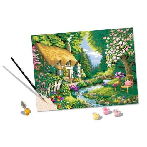 Ravensburger River Cottage Artistic Paint by Number Kit