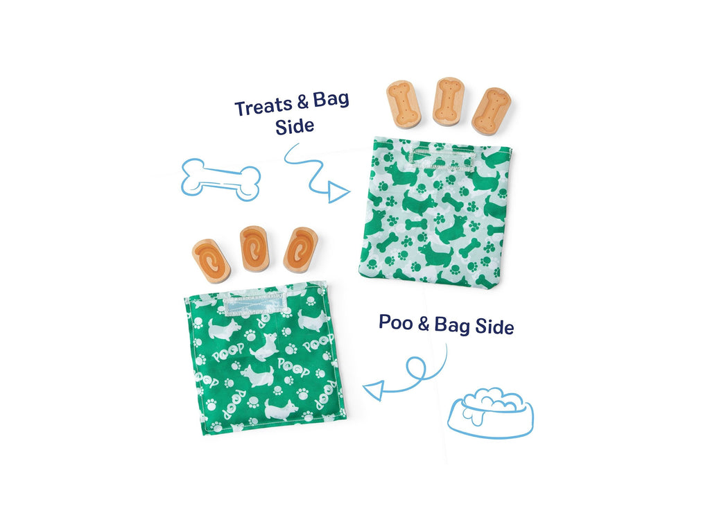 Melissa & Doug Pooping Puppy Wooden Pull-Toy With Leash And Treats