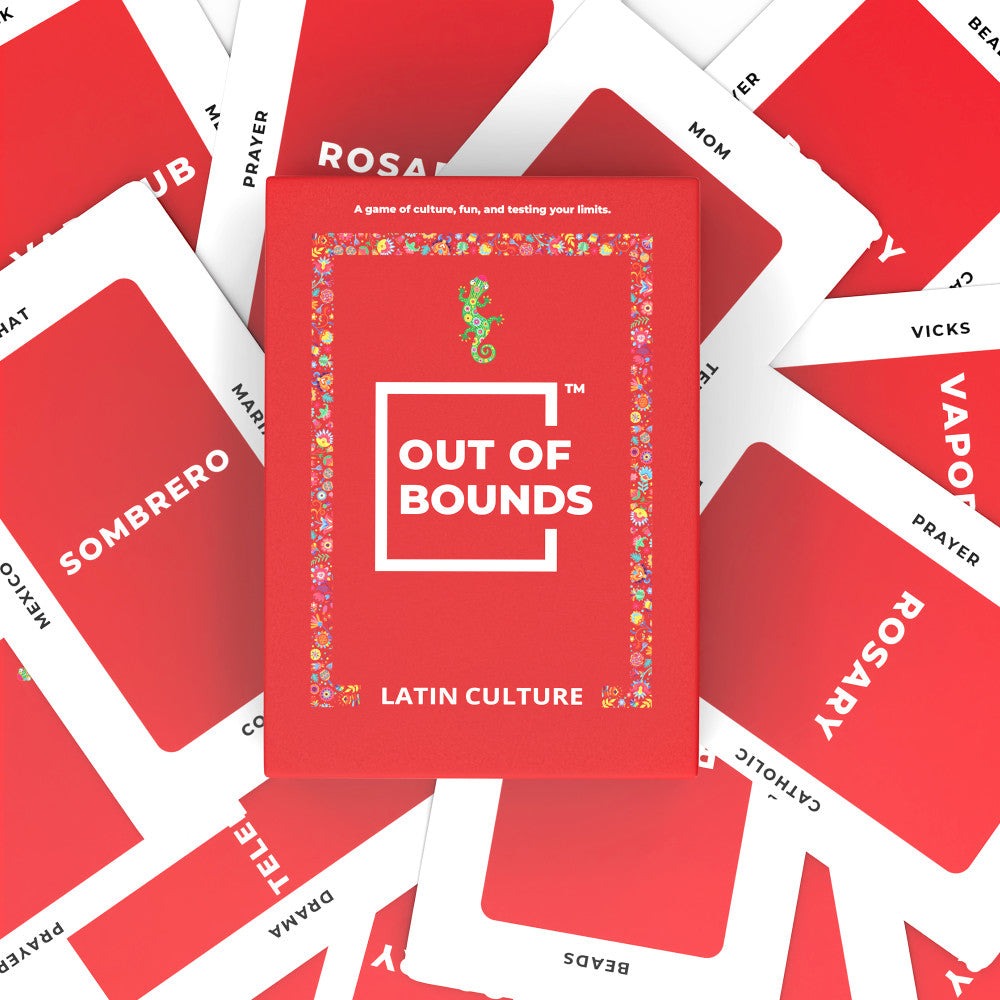 Simpli Gaming Out of Bounds: Latin Culture Card Game, Ages 13+