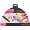 Mixed Media Coloring Pad With 24 Rainbow-Themed Sheets