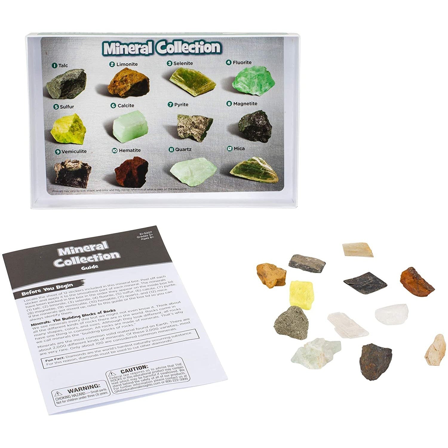 Educational Insights GeoSafari Rock and Fossil Explorer Set - 57 Pieces