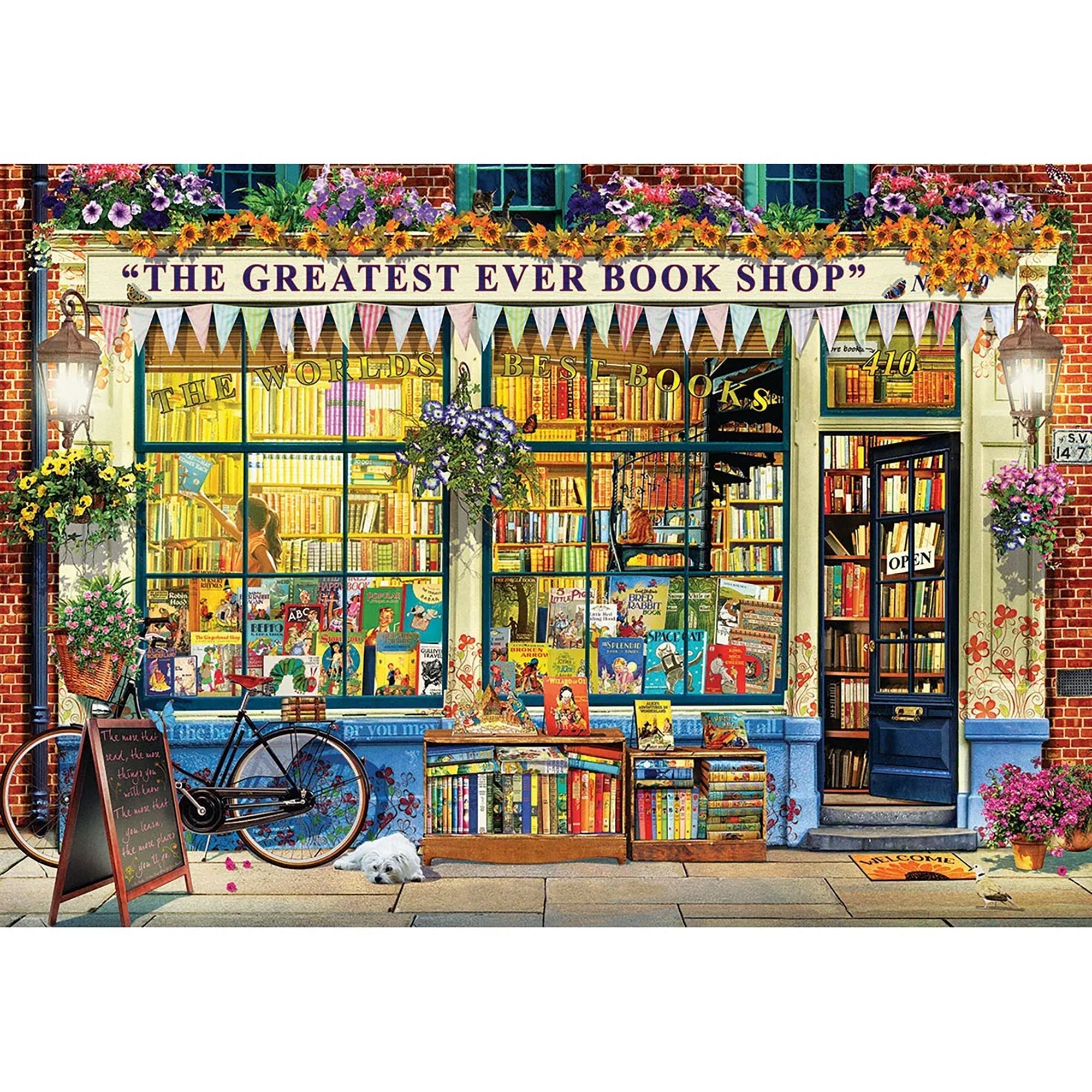 Eurographics The Greatest Ever Book Shop 1000-Piece Jigsaw Puzzle