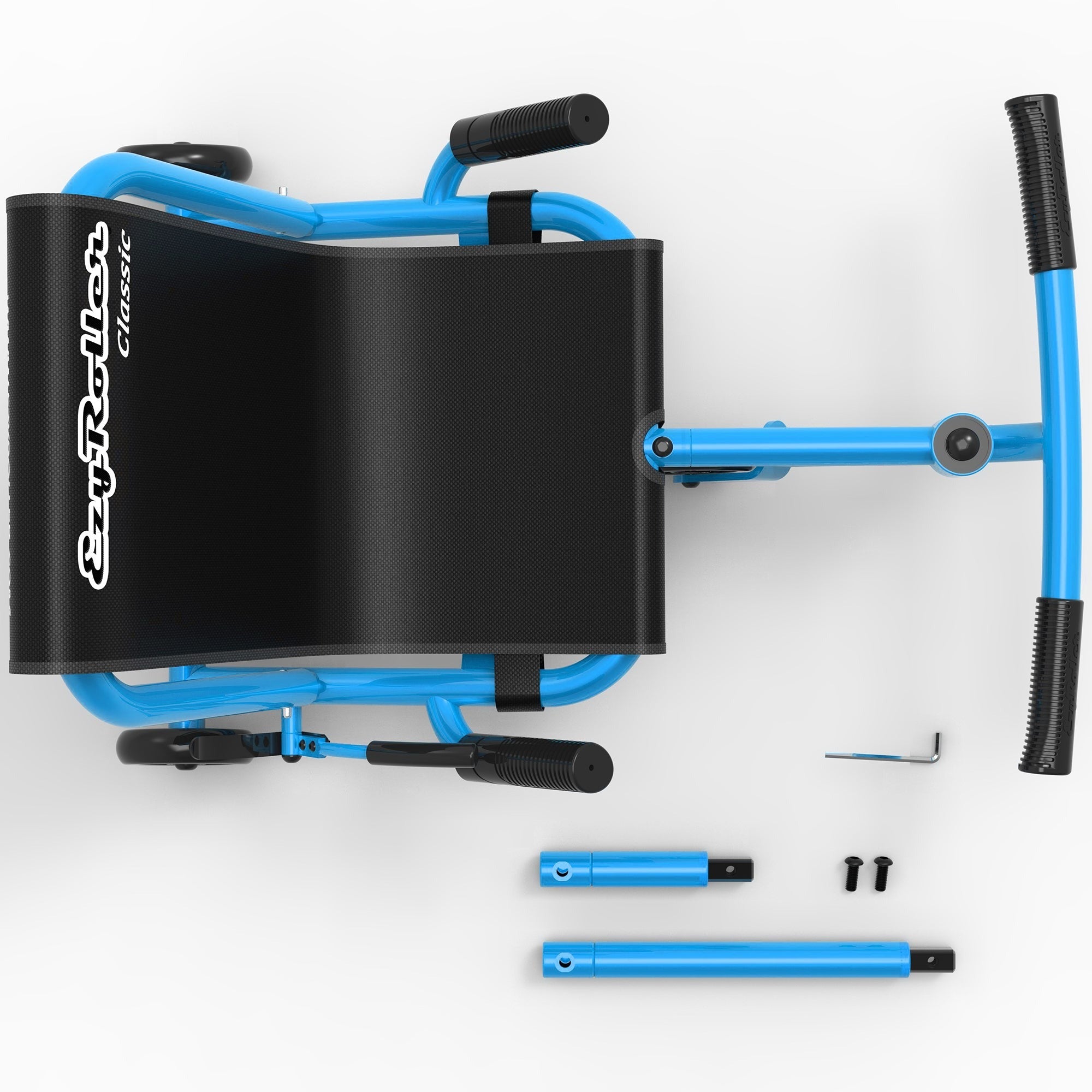 EzyRoller Classic Aqua Blue Ride-On With Leg-Powered Motion