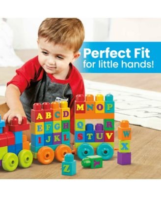 Mega Bloks First Builders 60-Piece ABC Learning Train Set