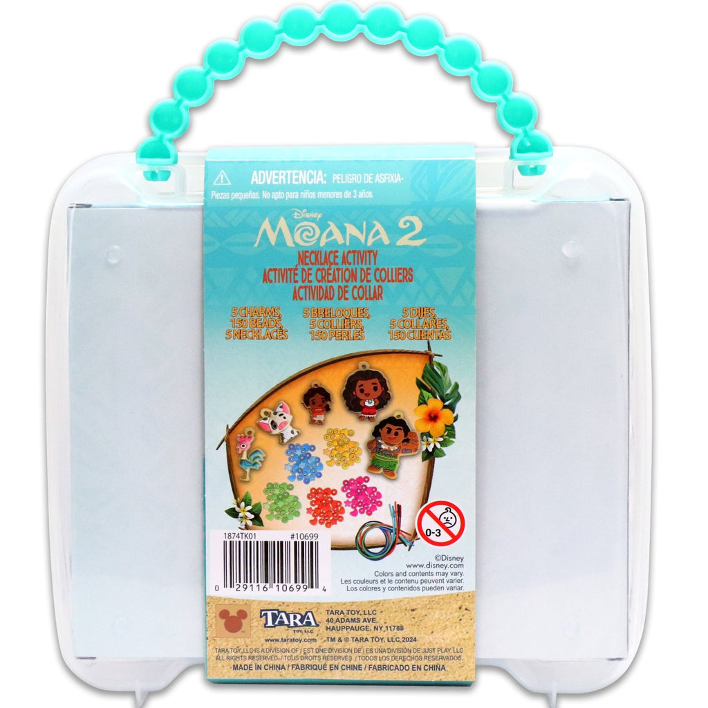 Disney Moana 2 Necklace Activity Set With 5 Charms And 150 Beads