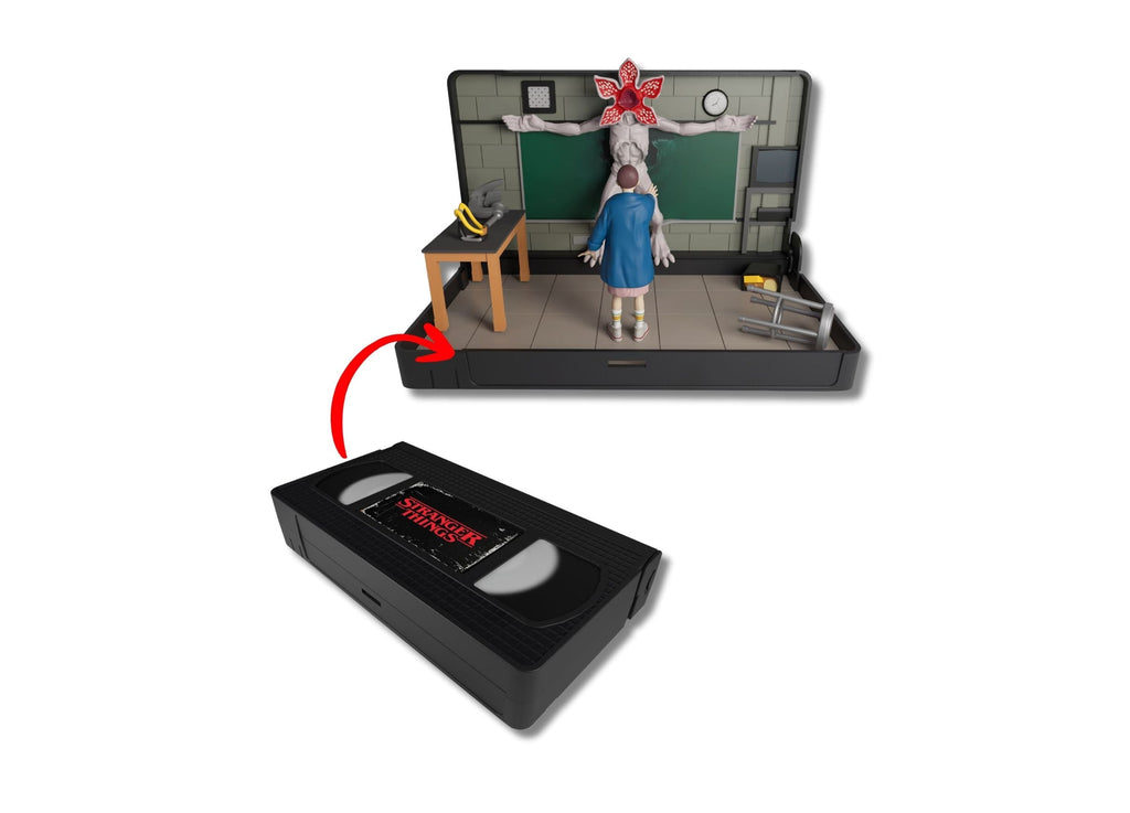 Wilder Toys Console Heroes Transforming VHS - Stranger Things Classroom Battle Scene