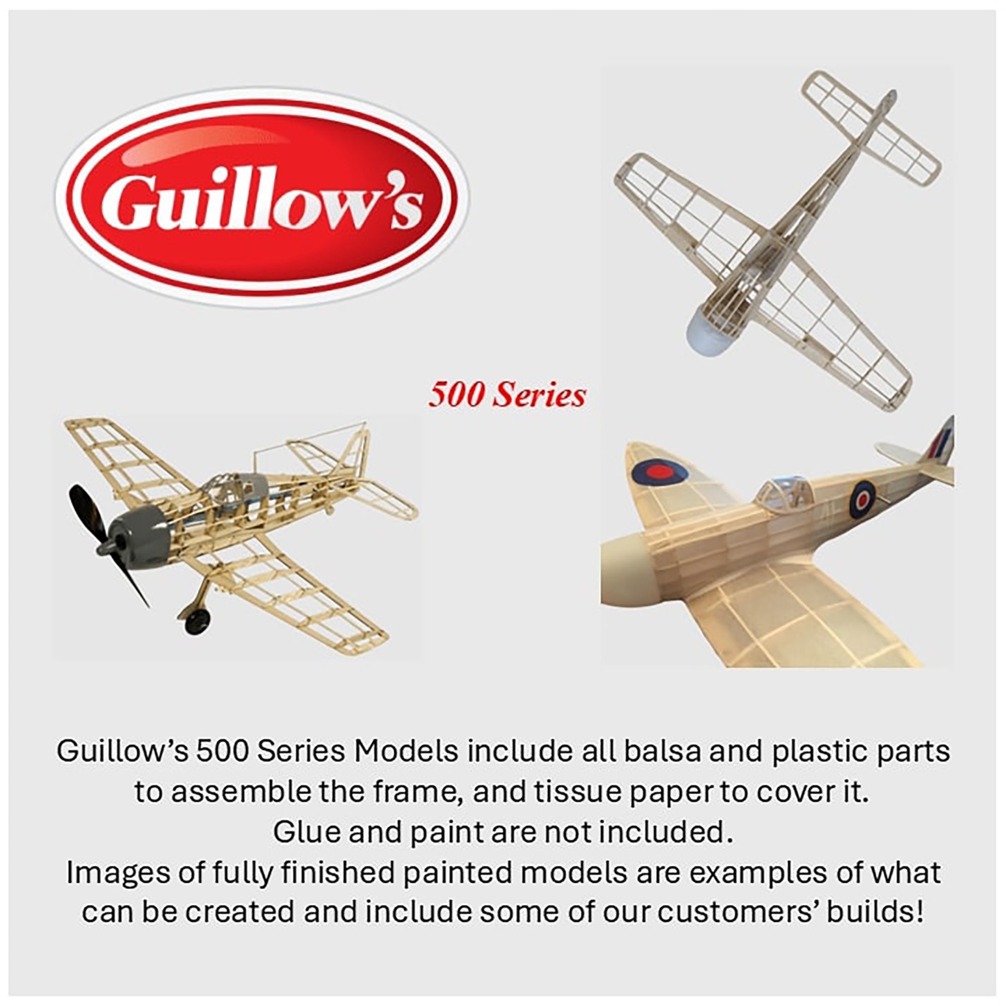 Guillow's Messerschmitt BF-109 Balsa Wood Model Kit