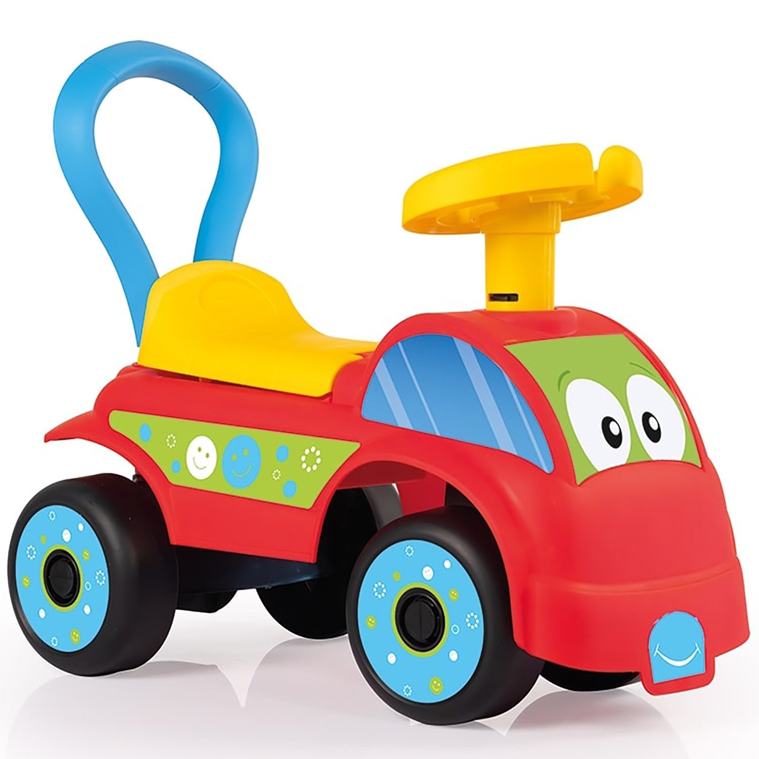 Dolu - Walk & Drive - Adventure Ride-On Toy Vehicle - Red & Blue