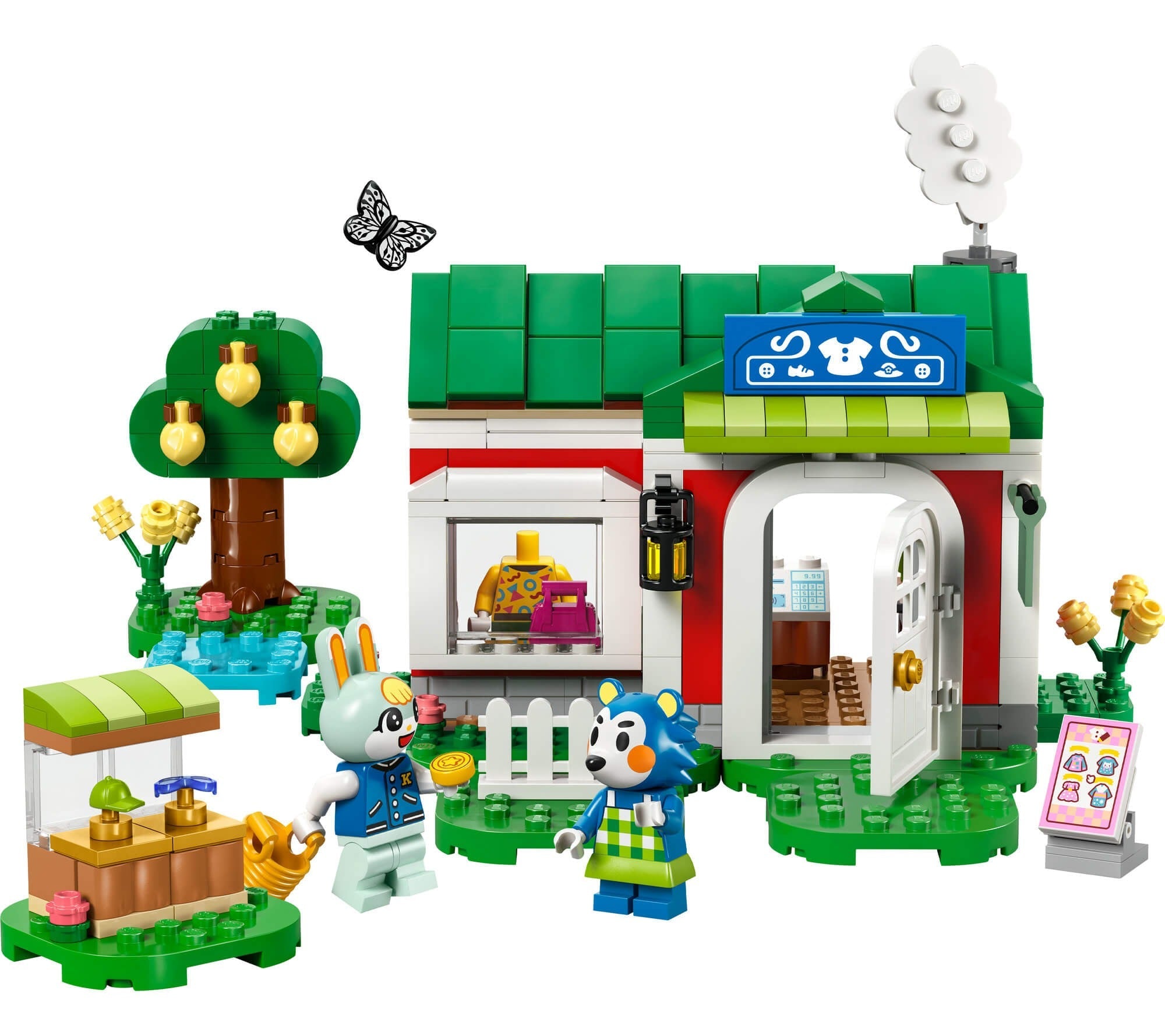 LEGO Animal Crossing Able Sisters 322-Piece Clothing Shop Building Kit