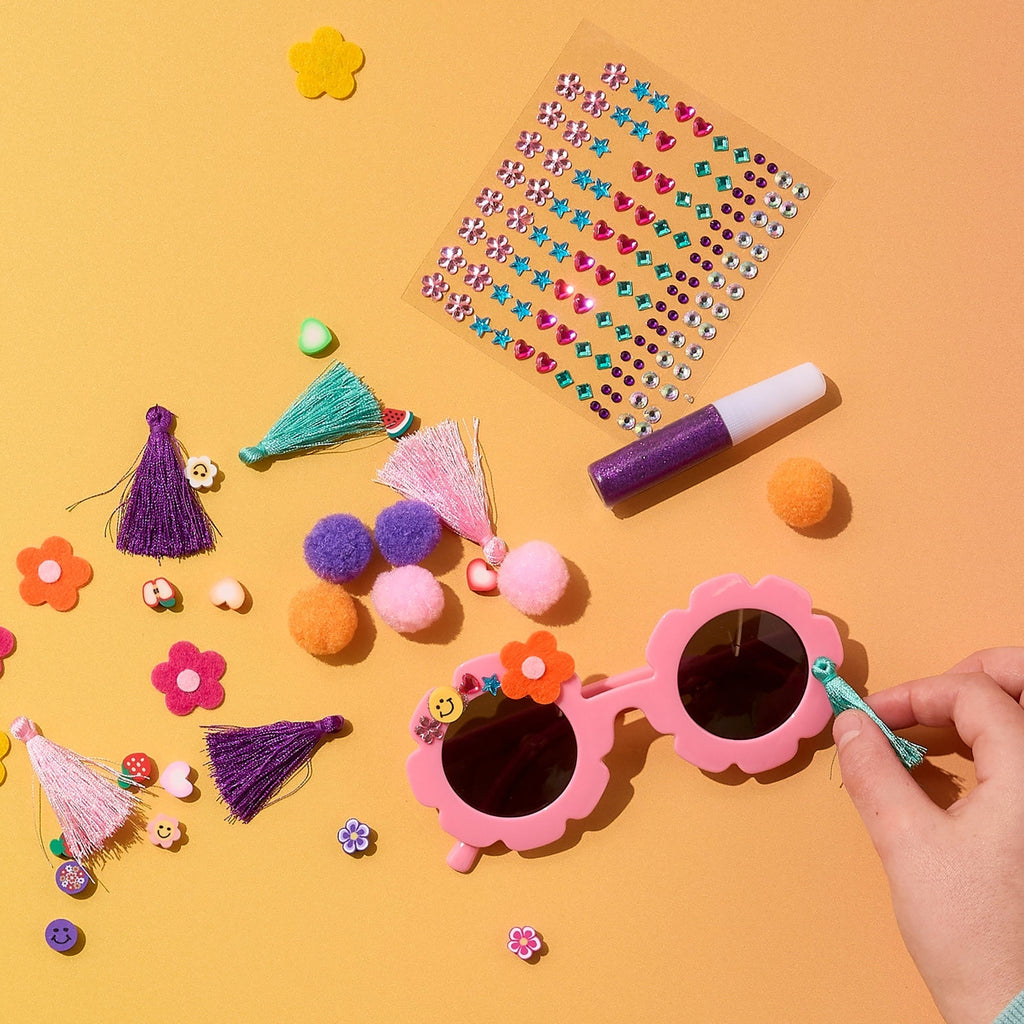Journey Of Something Decorate Your Own Flower Sunglasses Craft Kit