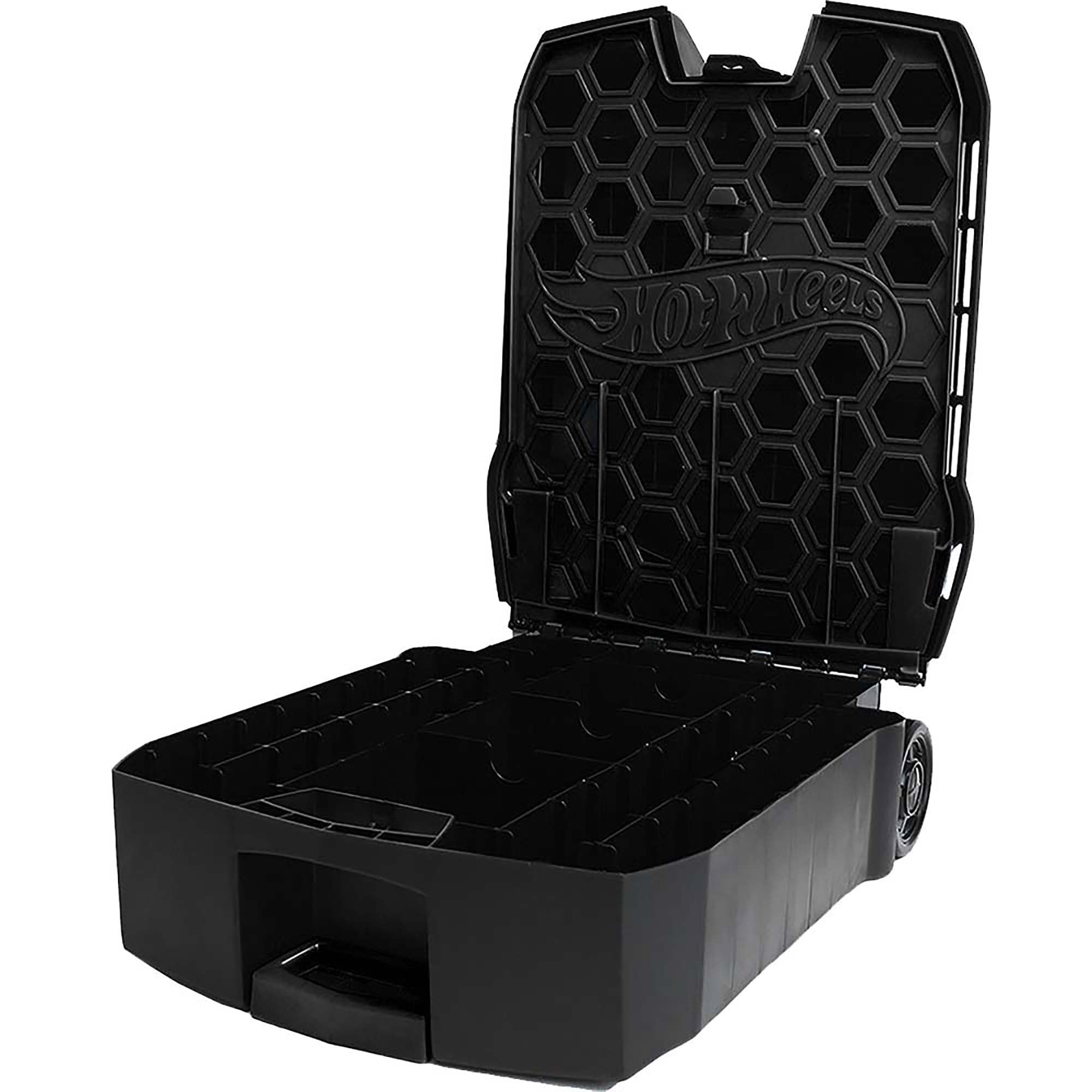Hot Wheels 100-Car Rolling Storage Case With Retractable Handle