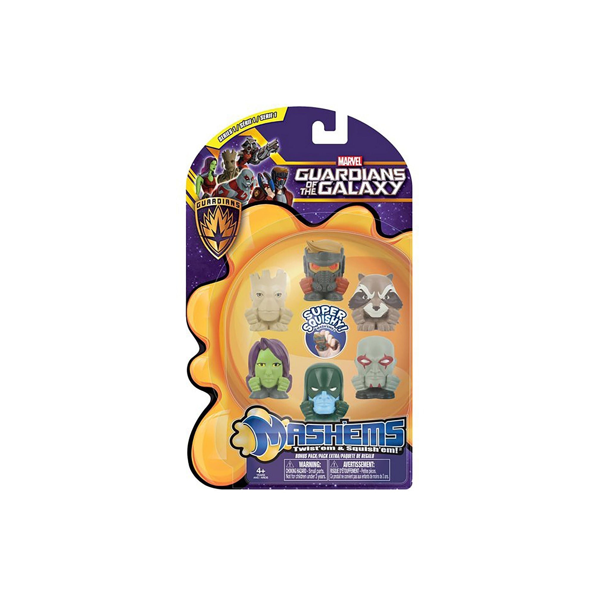 Mash'ems Guardians of the Galaxy Surprise Squishy Toys