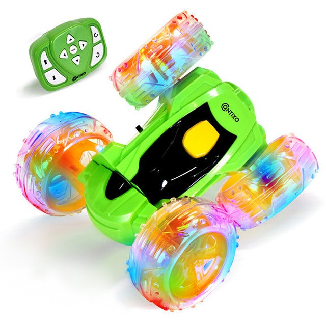 Contixo Flip Racer Remote Control Stunt Car With 360-Degree Action And LED Lights