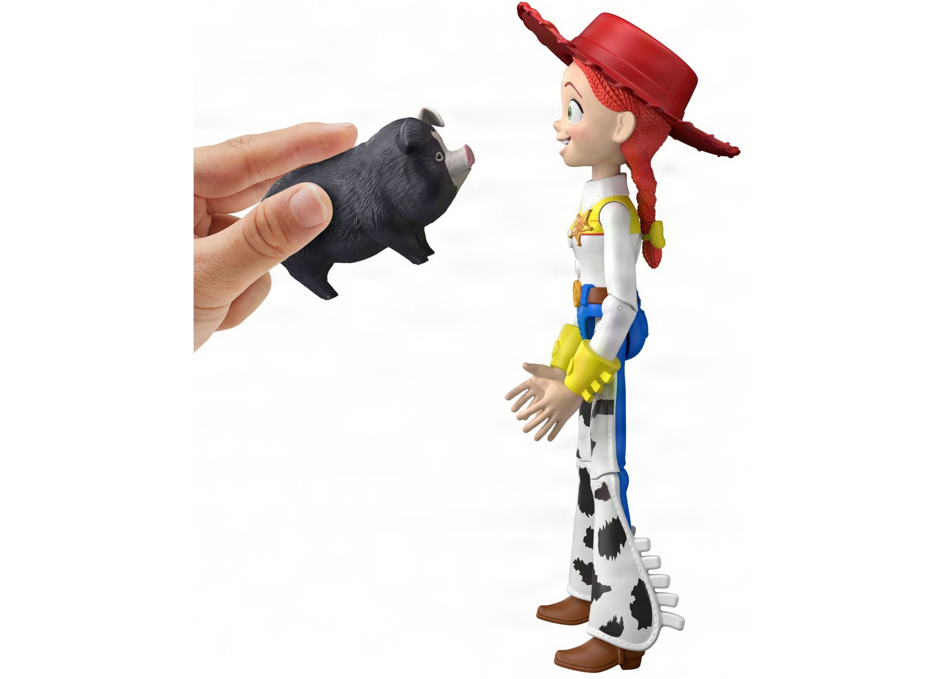 Disney Pixar Toy Story 5 Critter Talk Jessie 12-Inch Action Figure With Pig