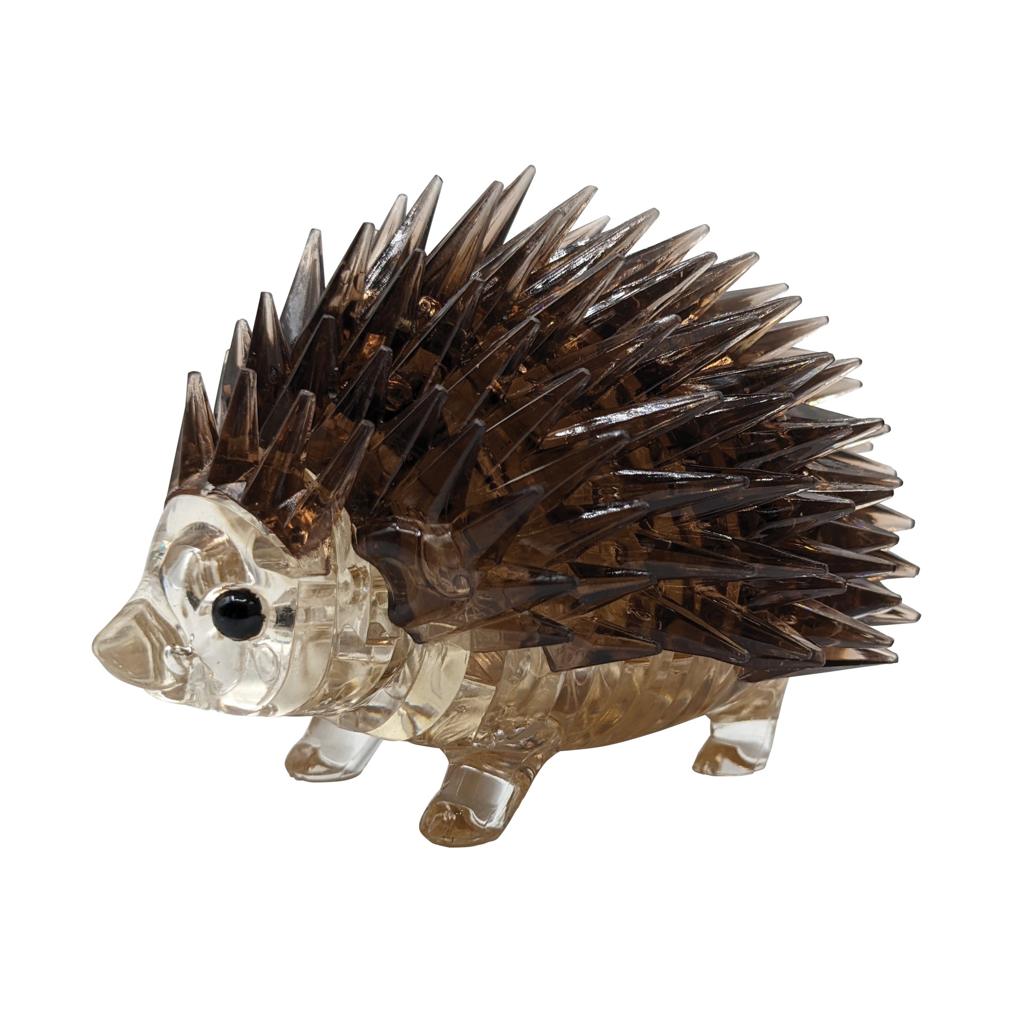 3D Crystal Puzzle - Adorable Hedgehog Design, 55 Pieces