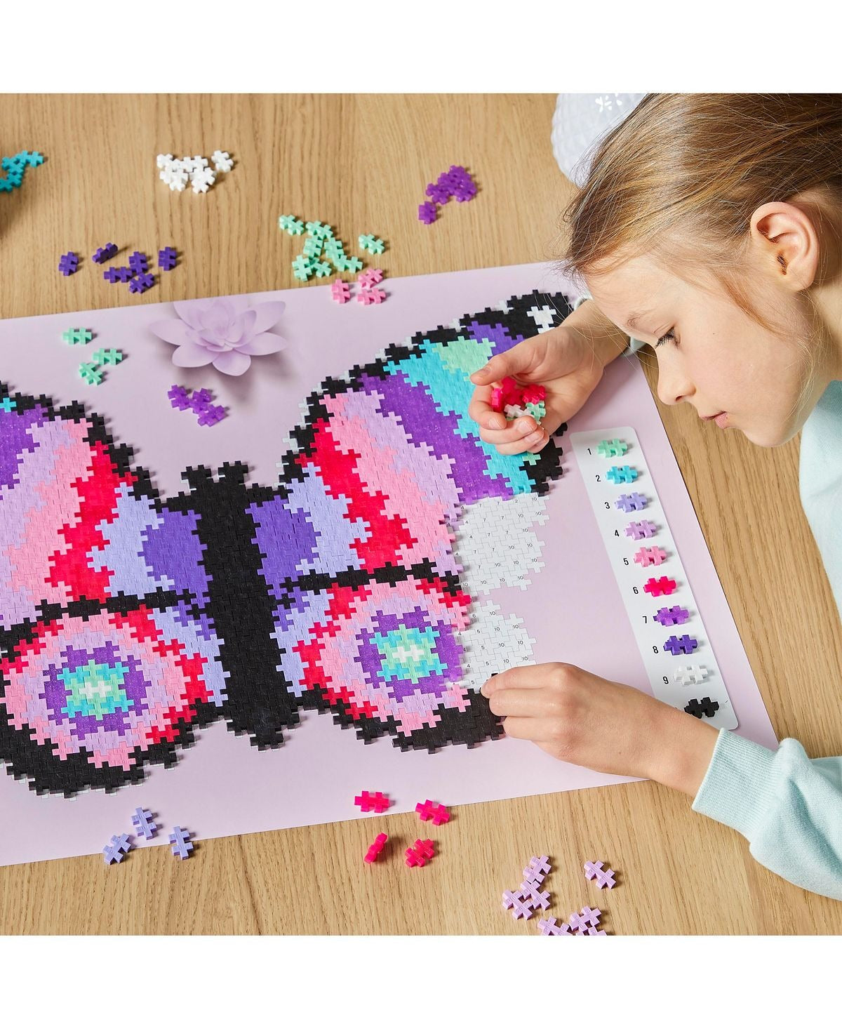 Plus-Plus Puzzle By Number Butterfly Jigsaw - 800 pc
