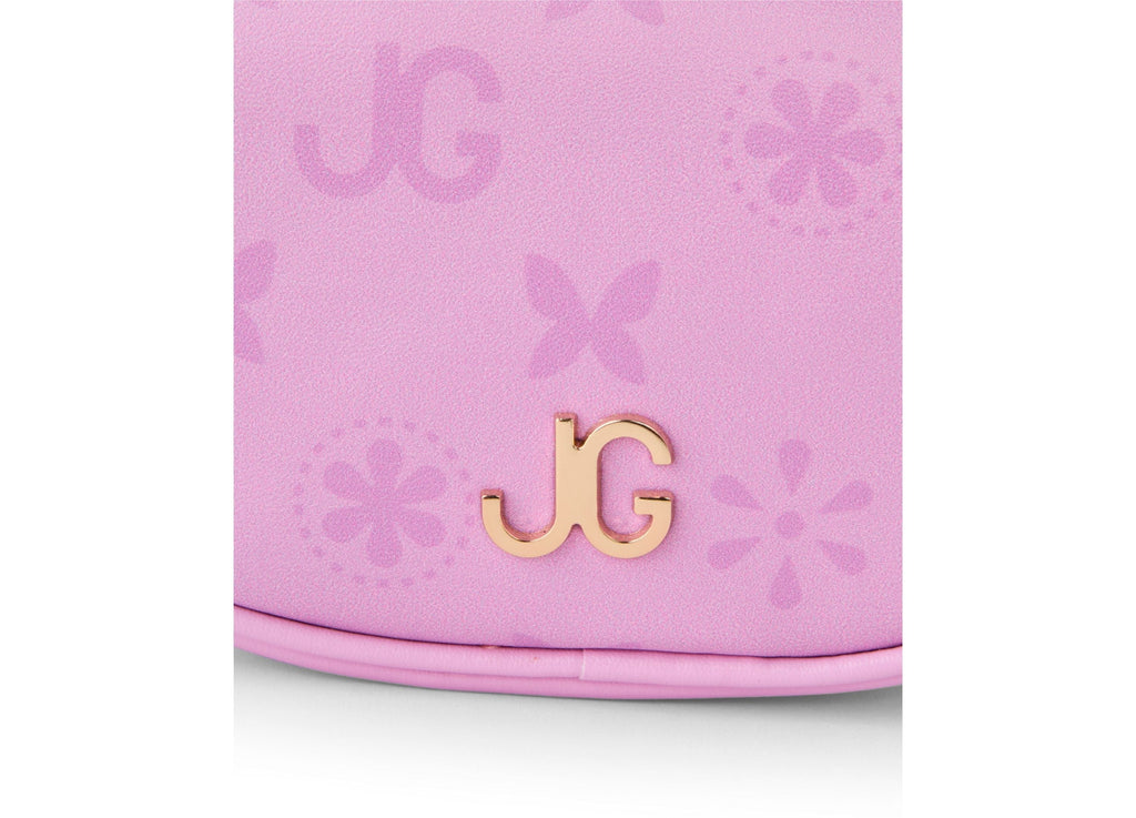 Journey Girls Fashionable Quilted Handbag with Monogram Scarf - Pastel Purple