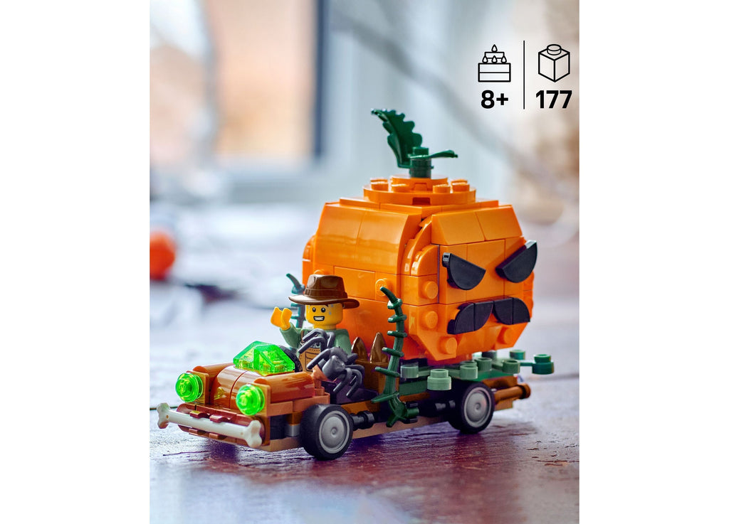 LEGO Halloween Jack-O'-Lantern Pickup Truck 177-Piece Building Set