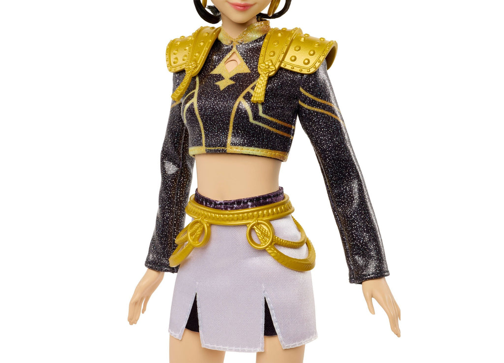 KPop Demon Hunters Zoey Golden 12.75-Inch Singing Doll with 5 Posable Joints