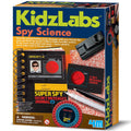 KidzLabs Spy Science Kit With Invisible Ink And Morse Code Tools