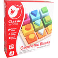 Classic World Geometric Blocks Set - Multicolor Educational Toy
