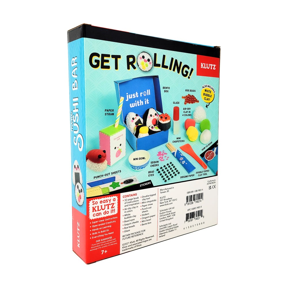 Klutz Mini Sushi Bar Clay Sculpting Craft Kit