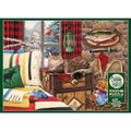 Lodge Cat 1000-Piece Cozy Cabin Jigsaw Puzzle
