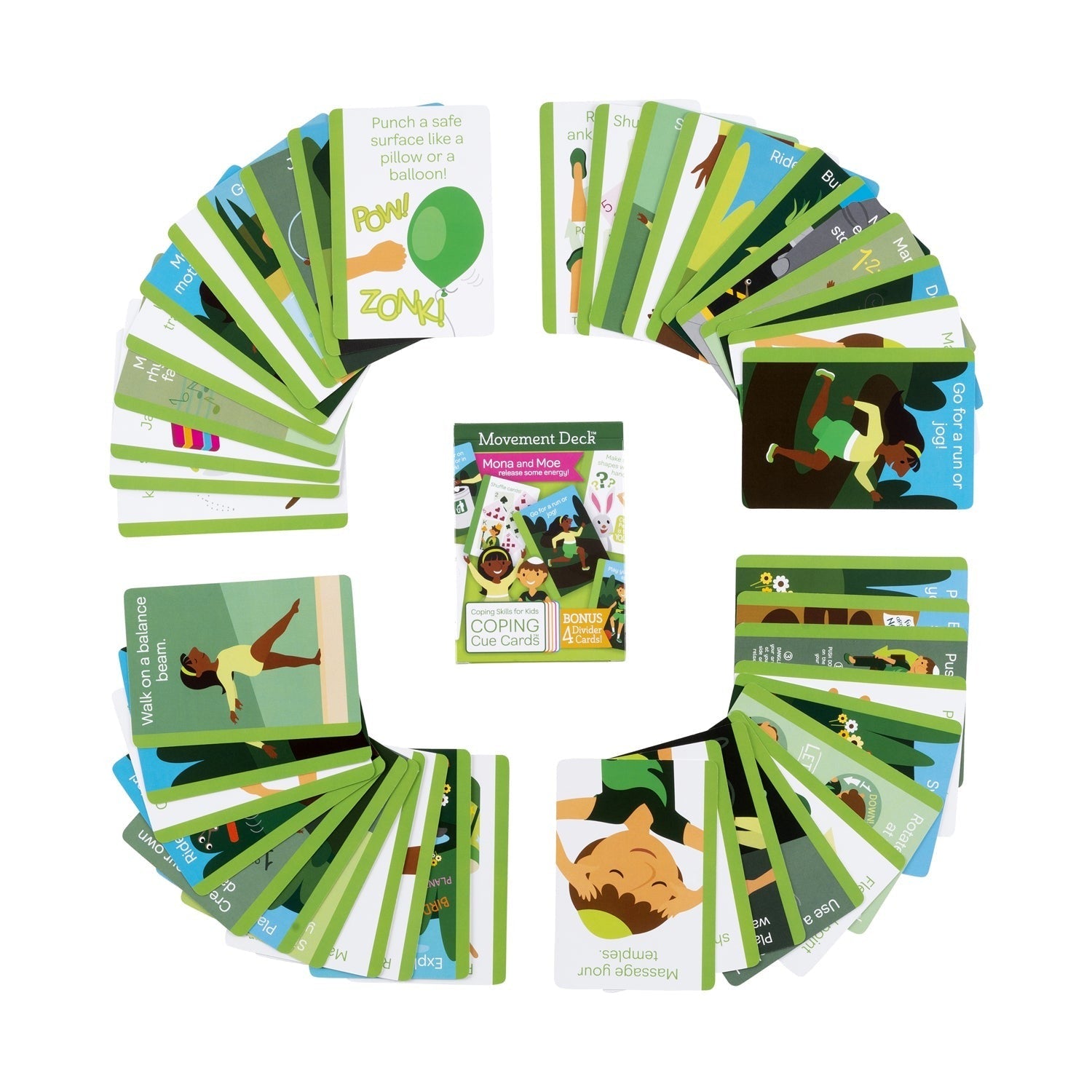 Coping Skills for KidsTM Coping Cue CardsTM Movement Deck