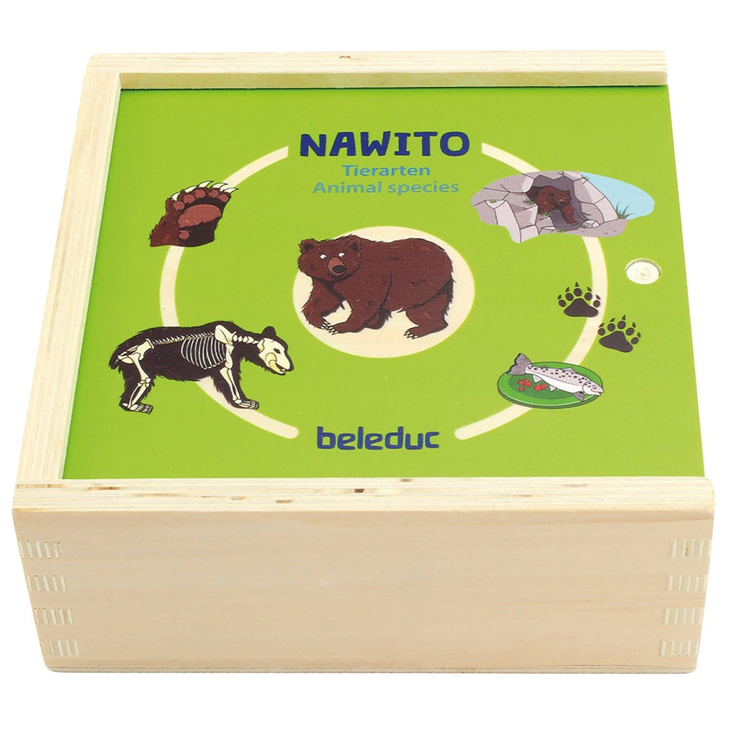 Beleduc Nawito Animal Kingdom Exploration Wooden Puzzle - 45 pc