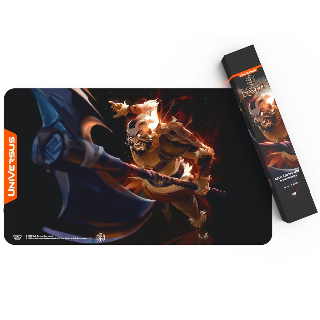 UniVersus Critical Role: Exandria Grog Strongjaw Playmat 24x14"