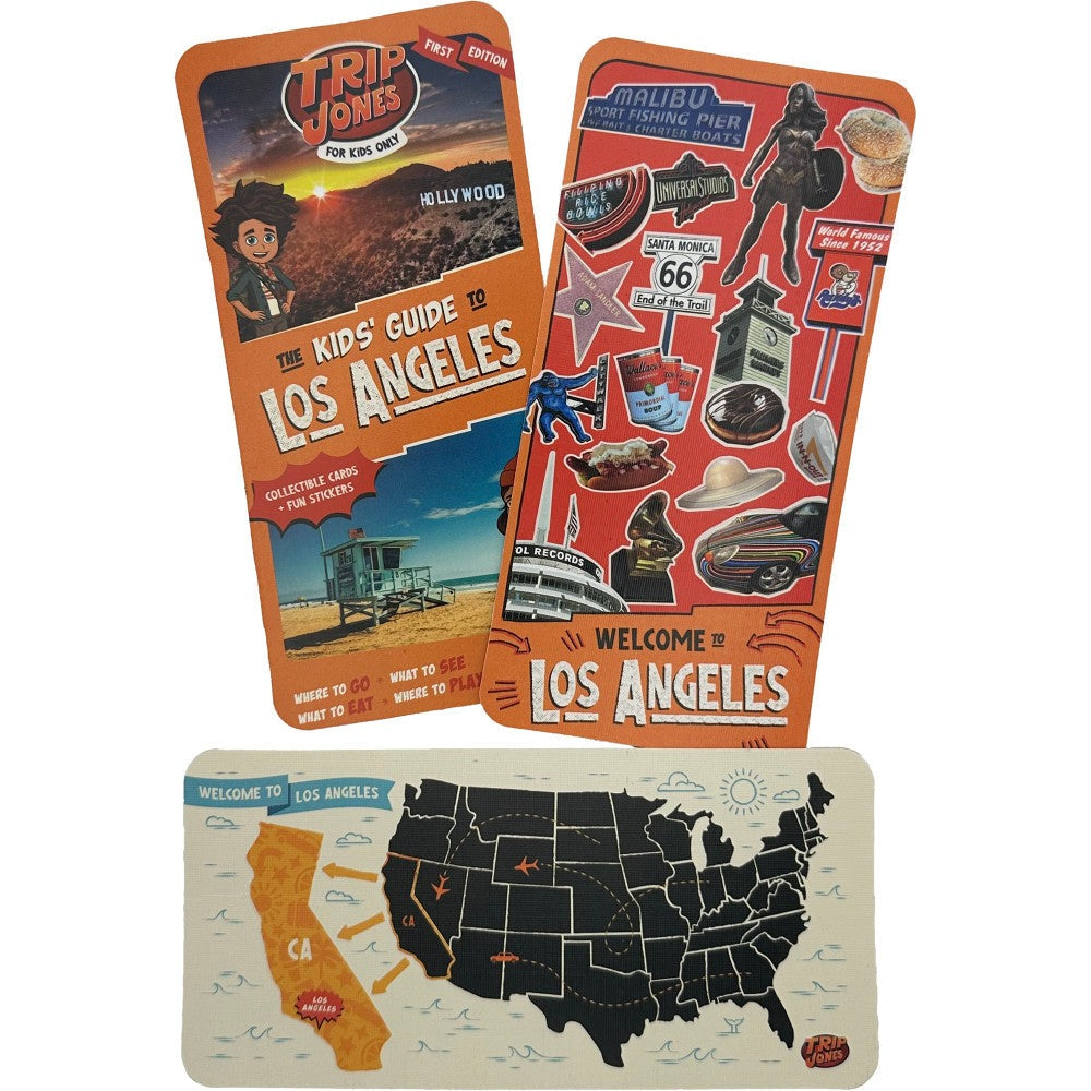 Trip Jones: Los Angeles Adventure - Kids' Collectible Cards, Age 6+