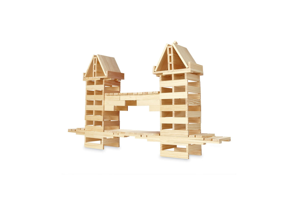 MindWare KEVA Structures 200 Pine Plank Set - STEM Building Toy