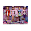 Glamour Girl Career Doll Set - Flight Attendant, Nurse, Vet, Chef