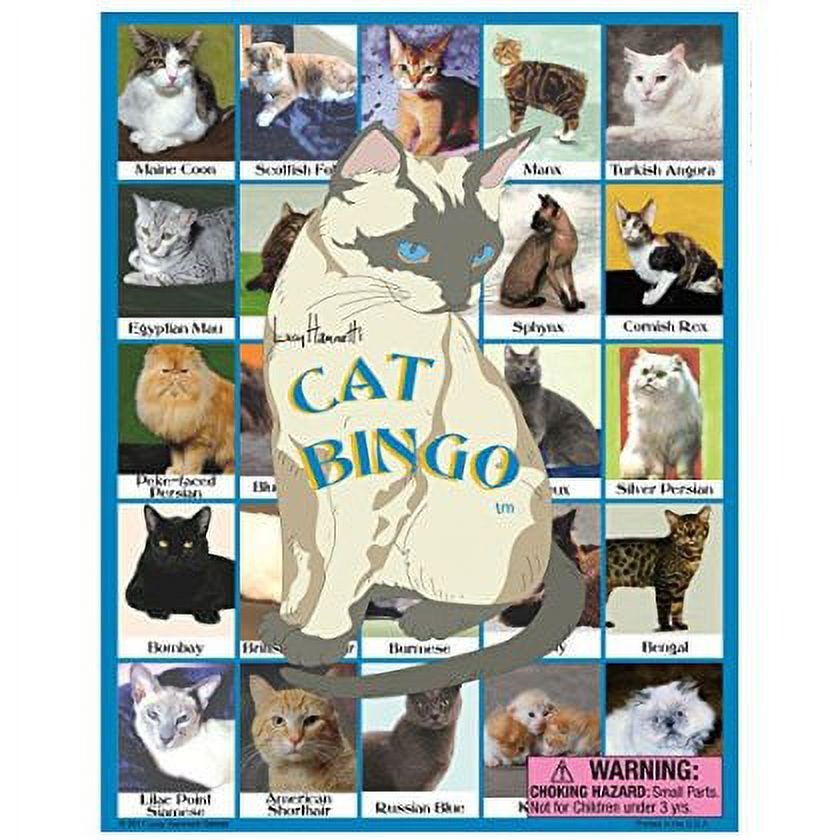 Cat Bingo: Discover Breeds, Behaviors, and Fun Facts Game