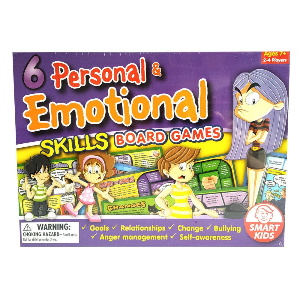 SmartKids Emotional Intelligence Board Games - Set of 6