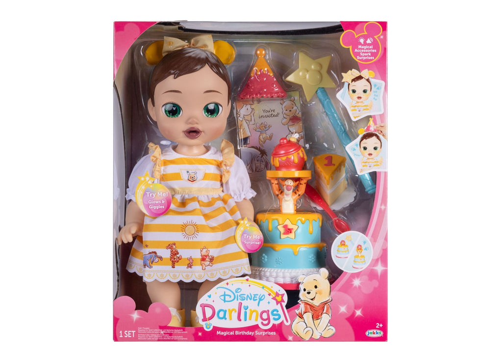 Disney Darlings Winnie The Pooh 100th Anniversary 13-Inch Interactive Birthday Doll