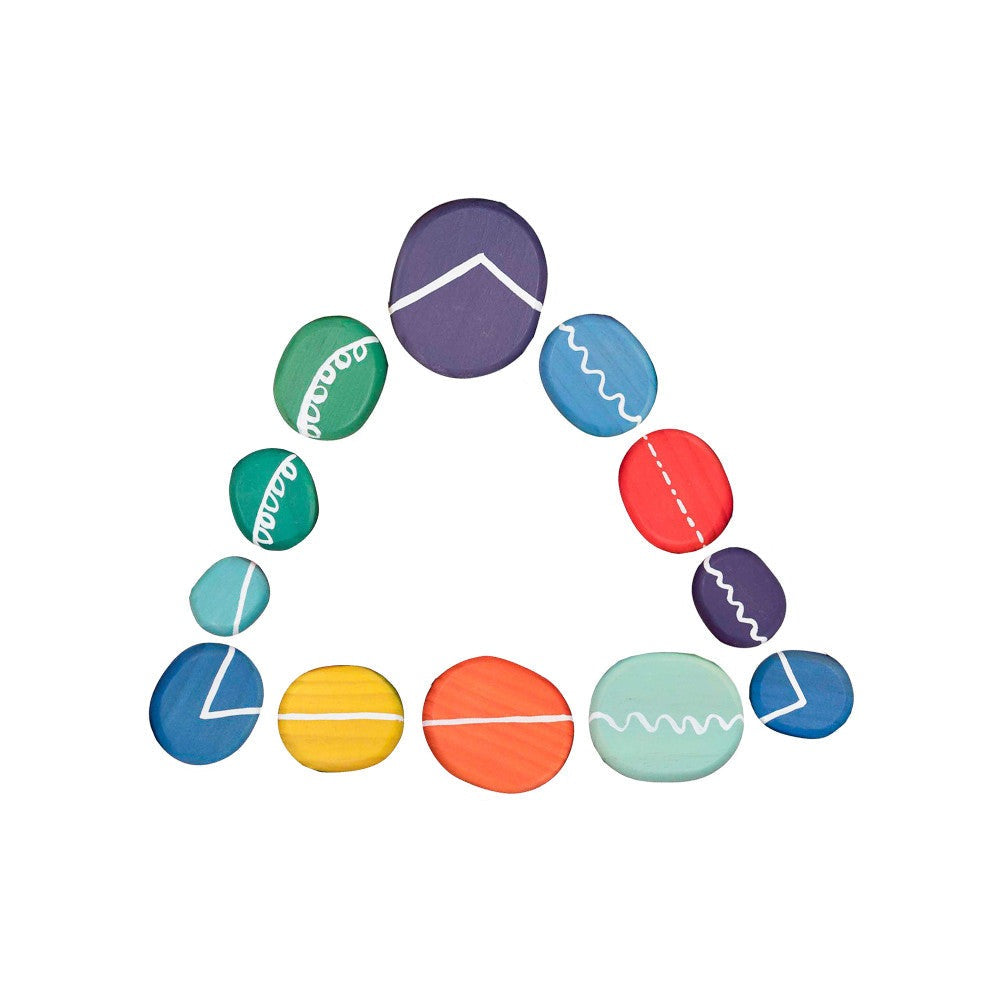 The Freckled Frog Playful Pebbles – Colorful Stacking Set