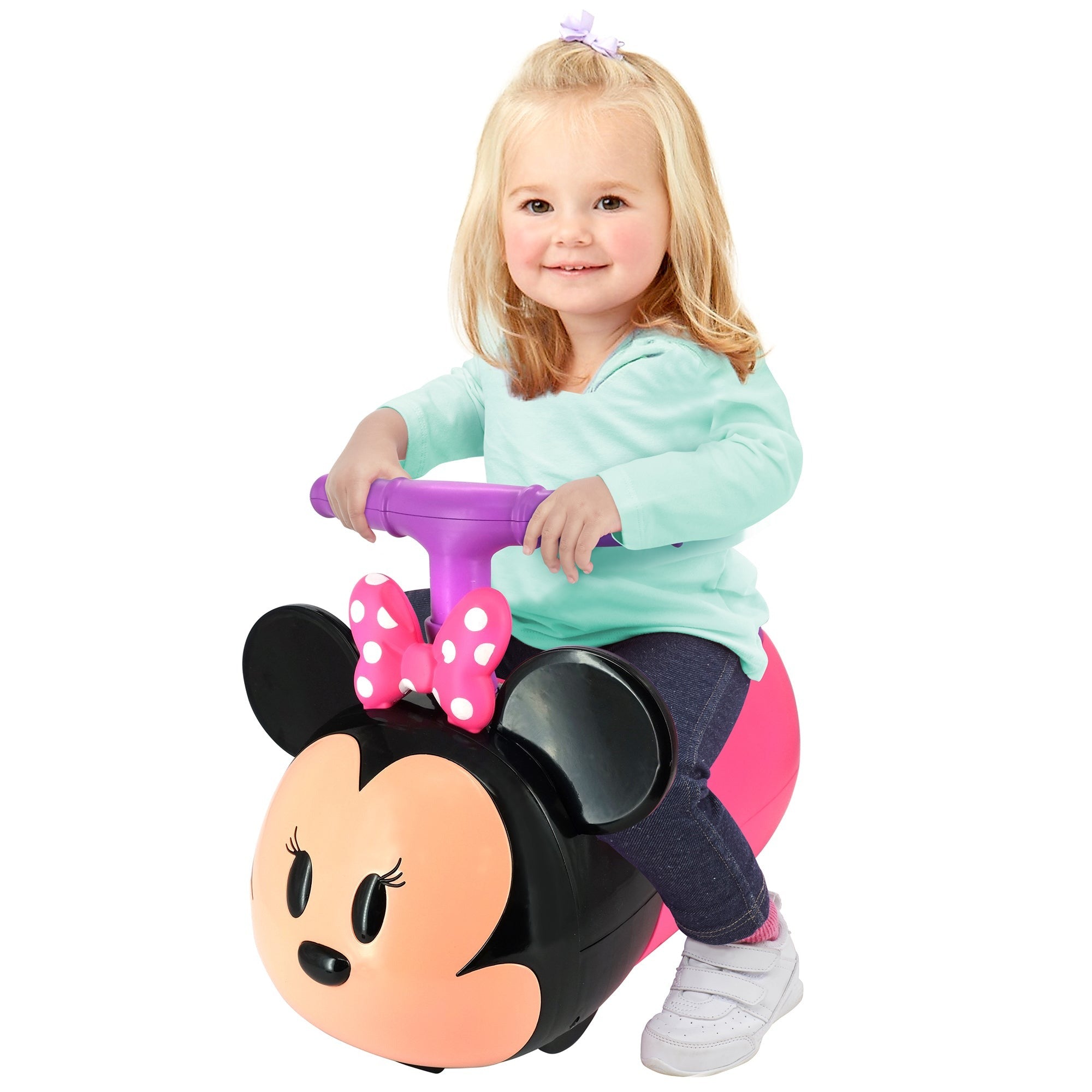 Kiddieland Disney Minnie Mouse Zoom Zoom Ride-On With Lights & Sounds