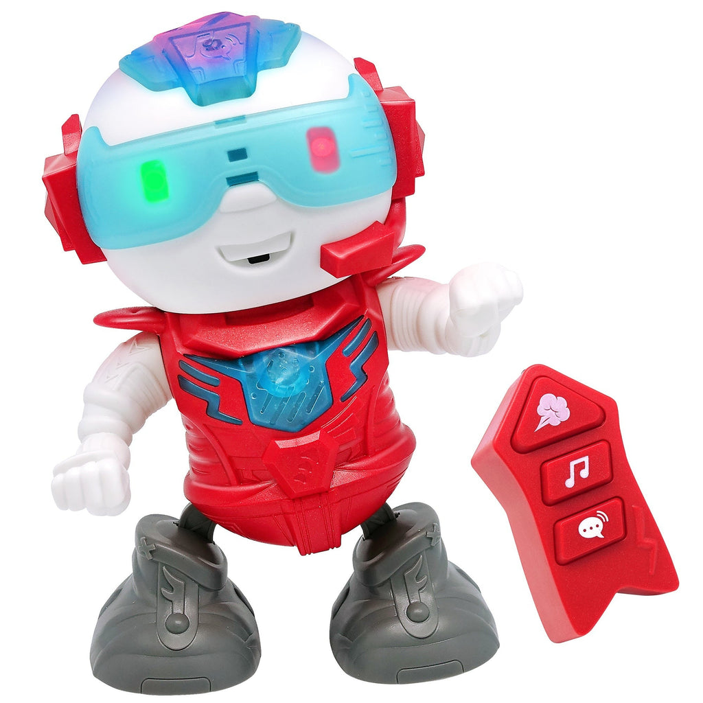 Dragon-i ChatiBot Interactive Dancing Robot With Lights And Sounds - Red