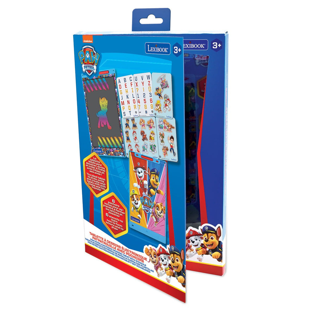 Paw Patrol 11’’ multicolor learning drawing E-ink tablet with stencils
