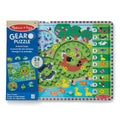 Melissa & Doug Animal Chase I-Spy Wooden Gear Puzzle - 24 pc