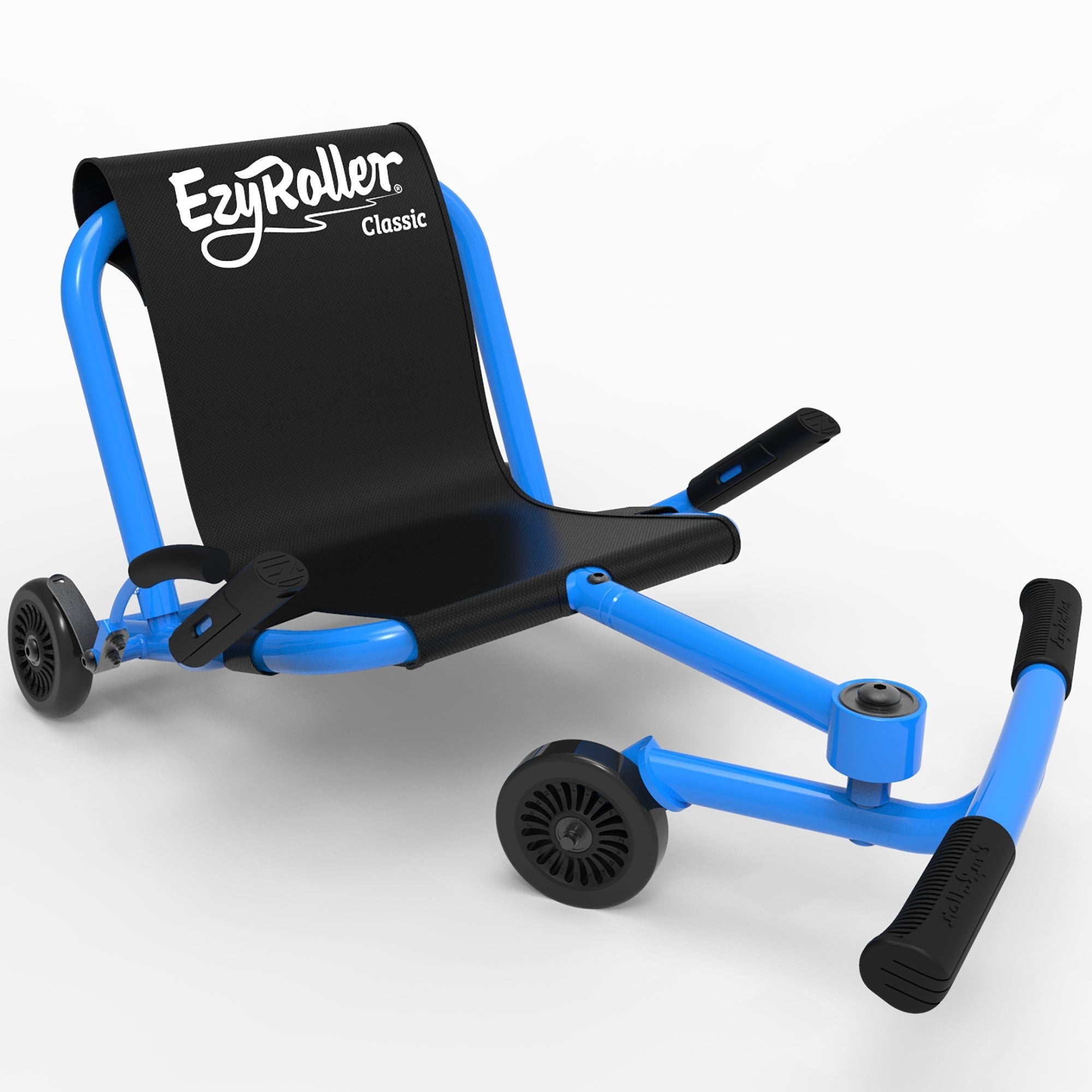 EzyRoller Classic Aqua Blue Ride-On With Leg-Powered Motion