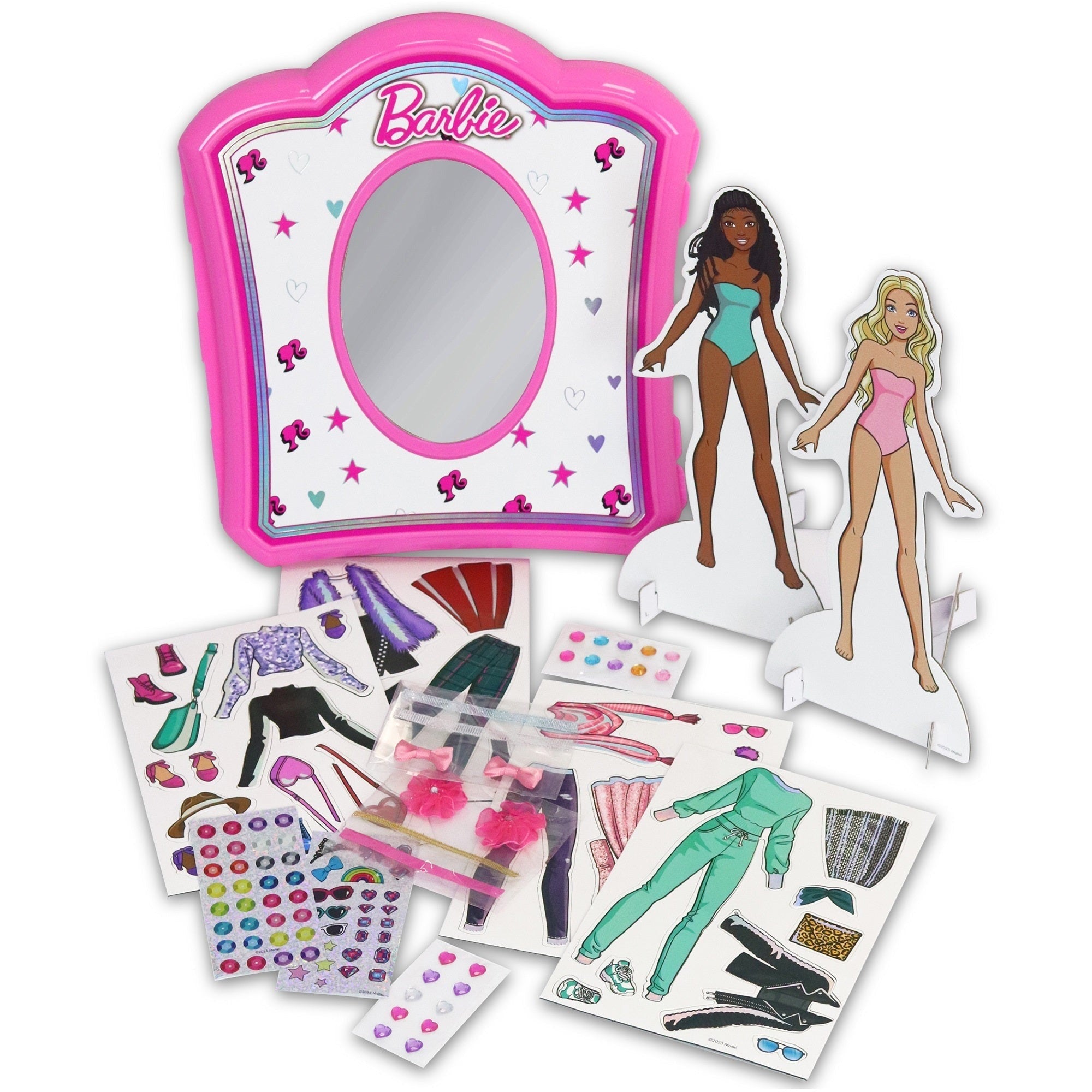 Barbie Magnetic Dress Up Closet Fashion Designer Playset